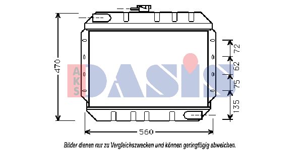 AKS DASIS Radiators, Motora dzesēšanas sistēma 250510N